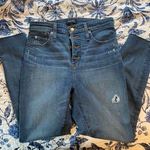 J.Crew Curvy toothpick denim